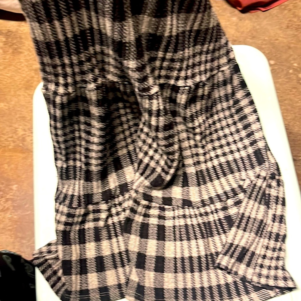 Zara small dress checkered